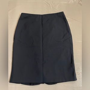 Womens New Ann Taylor Pencil Skirt - Navy - 0P Petite